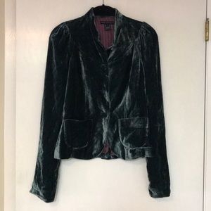 French Connection crushed velvet jacket